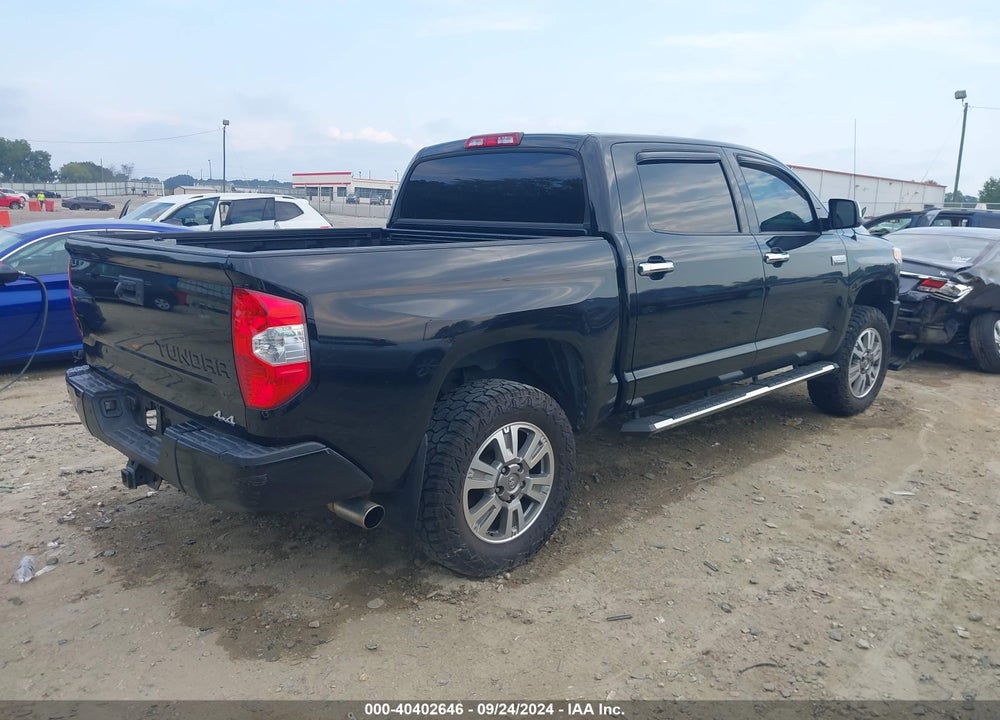 2017 TOYOTA TUNDRA PLATINUM 5.7L V8 VIN: 5TFAW5F16HX663253