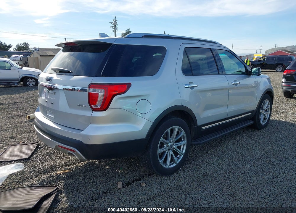 2017 FORD EXPLORER LIMITED VIN: 1FM5K8F83HGA16672