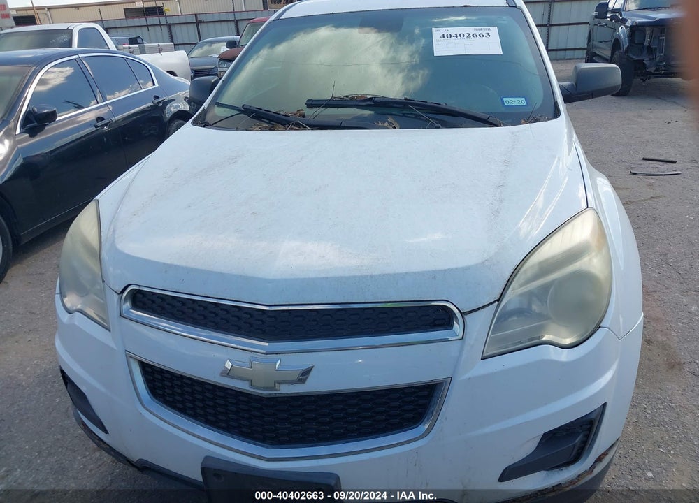 2012 CHEVROLET EQUINOX LS VIN: 2GNALBEK1C6294142