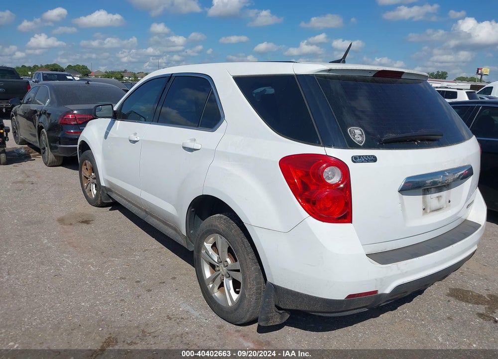 2012 CHEVROLET EQUINOX LS VIN: 2GNALBEK1C6294142
