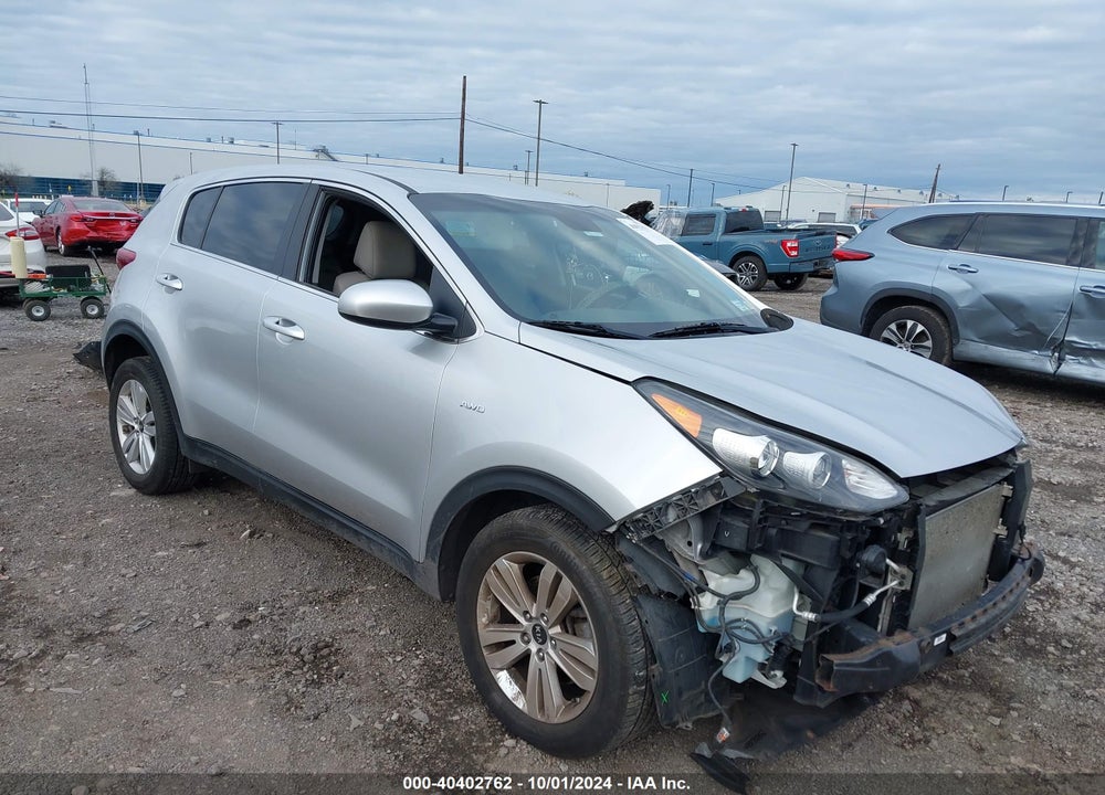 2017 KIA SPORTAGE LX VIN: KNDPMCAC7H7118370