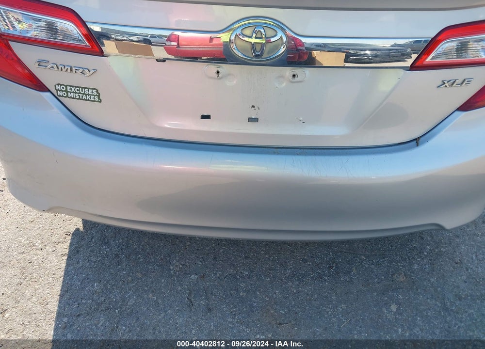 2014 TOYOTA CAMRY XLE VIN: 4T1BF1FK2EU728338