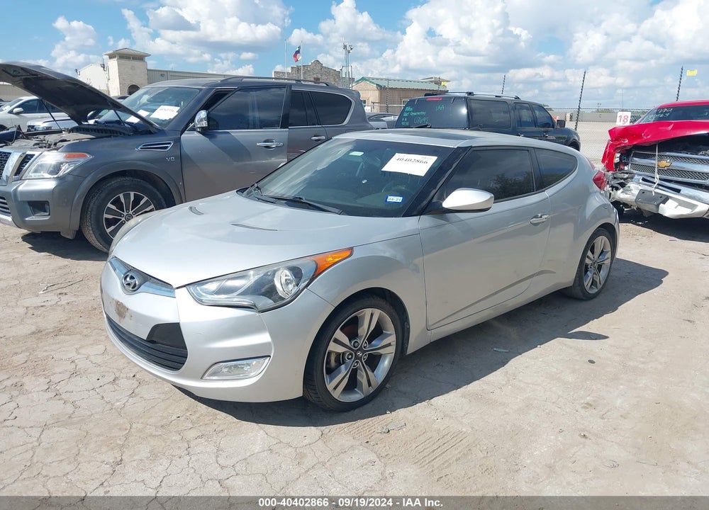 2013 HYUNDAI VELOSTER BASE W/BLACK VIN: KMHTC6AD4DU121309