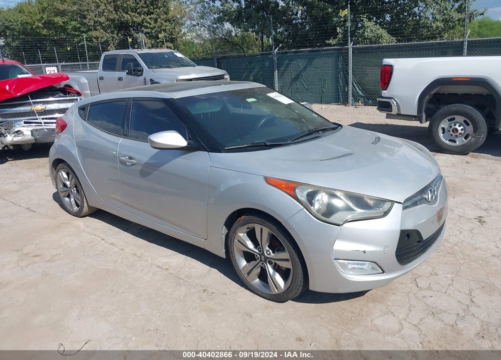 2013 HYUNDAI VELOSTER BASE W/BLACK VIN: KMHTC6AD4DU121309