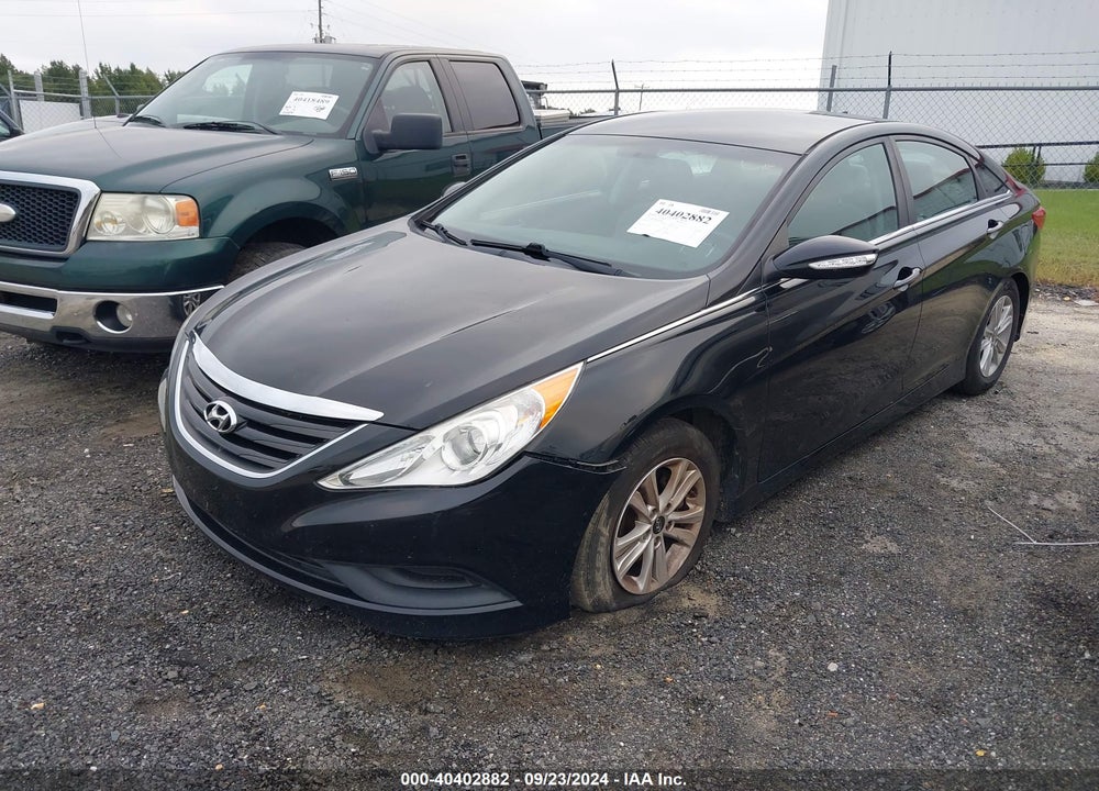 2014 HYUNDAI SONATA GLS VIN: 5NPEB4AC9EH845049