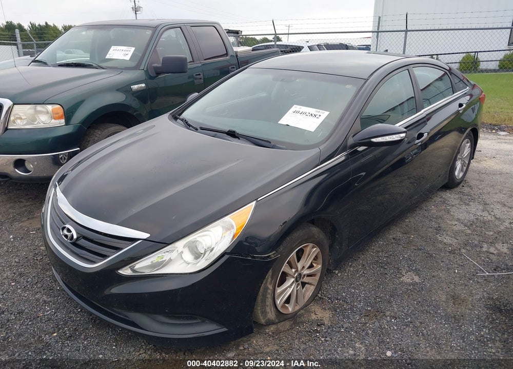 2014 HYUNDAI SONATA GLS VIN: 5NPEB4AC9EH845049