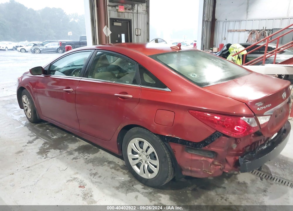 2013 HYUNDAI SONATA GLS VIN: 5NPEB4AC0DH566538