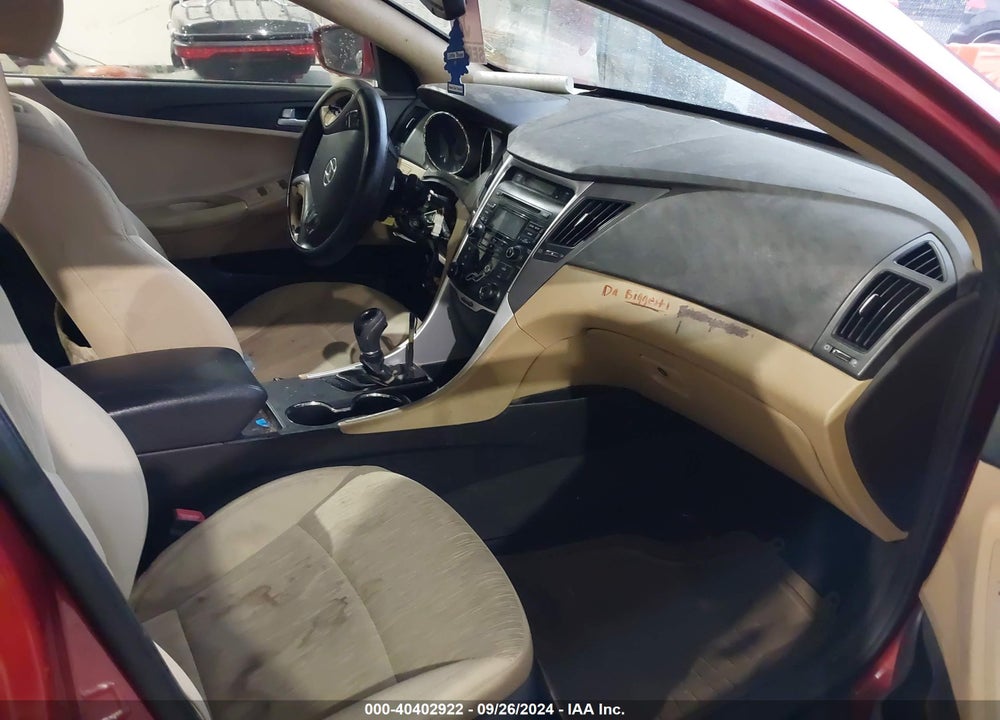 2013 HYUNDAI SONATA GLS VIN: 5NPEB4AC0DH566538