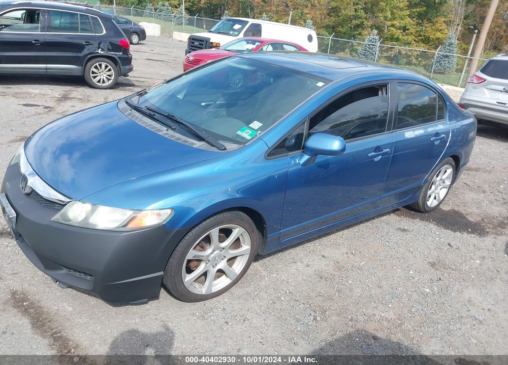2010 HONDA CIVIC EX-L VIN: 2HGFA1F9XAH547004