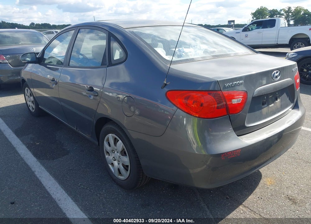 2007 HYUNDAI ELANTRA GLS/LIMITED/SE VIN: KMHDU46D77U021708