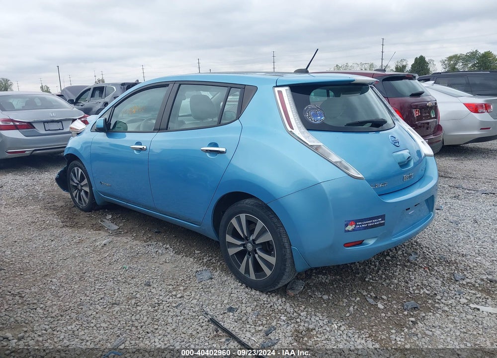 2015 NISSAN LEAF SV VIN: 1N4AZ0CP7FC317743