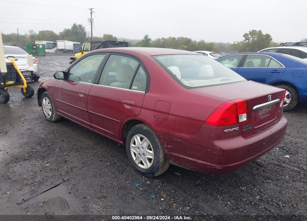 2003 HONDA CIVIC LX VIN: 2HGES15523H504089