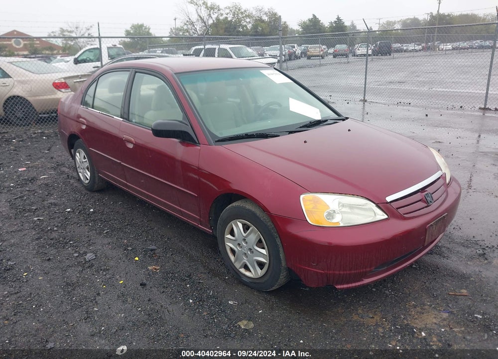 2003 HONDA CIVIC LX VIN: 2HGES15523H504089
