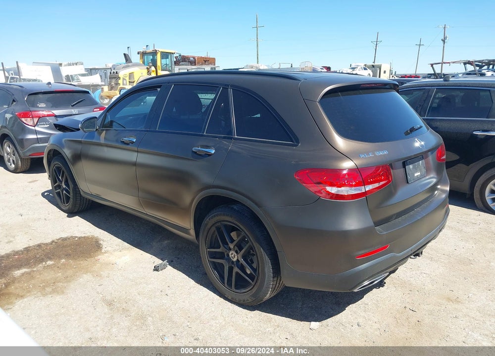 2018 MERCEDES-BENZ GLC 300 VIN: WDC0G4JB3JF296529