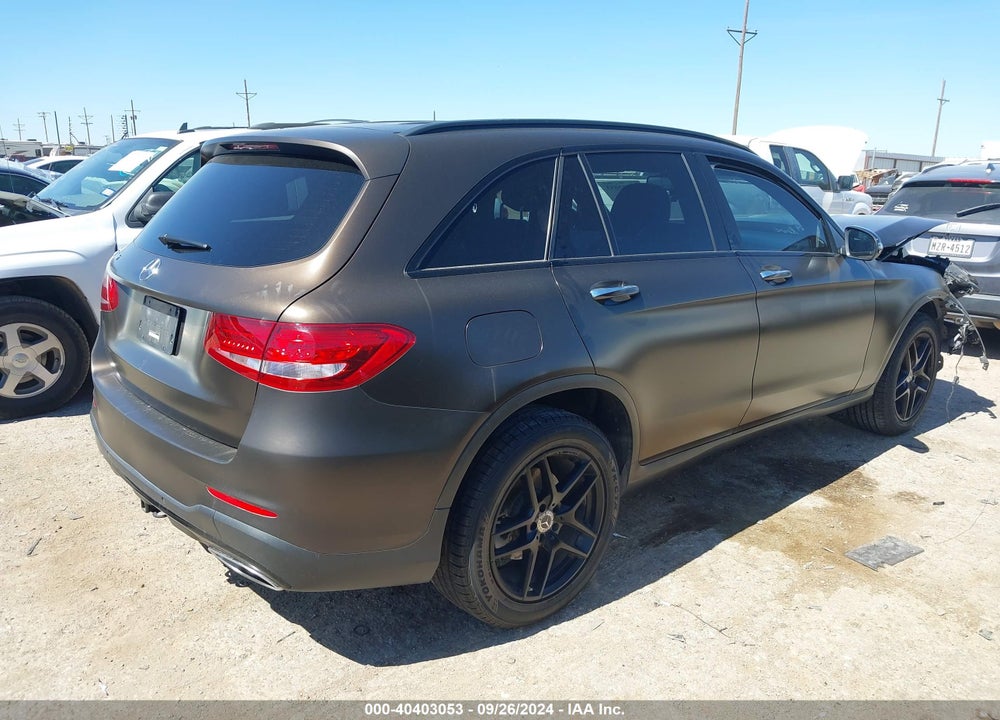 2018 MERCEDES-BENZ GLC 300 VIN: WDC0G4JB3JF296529