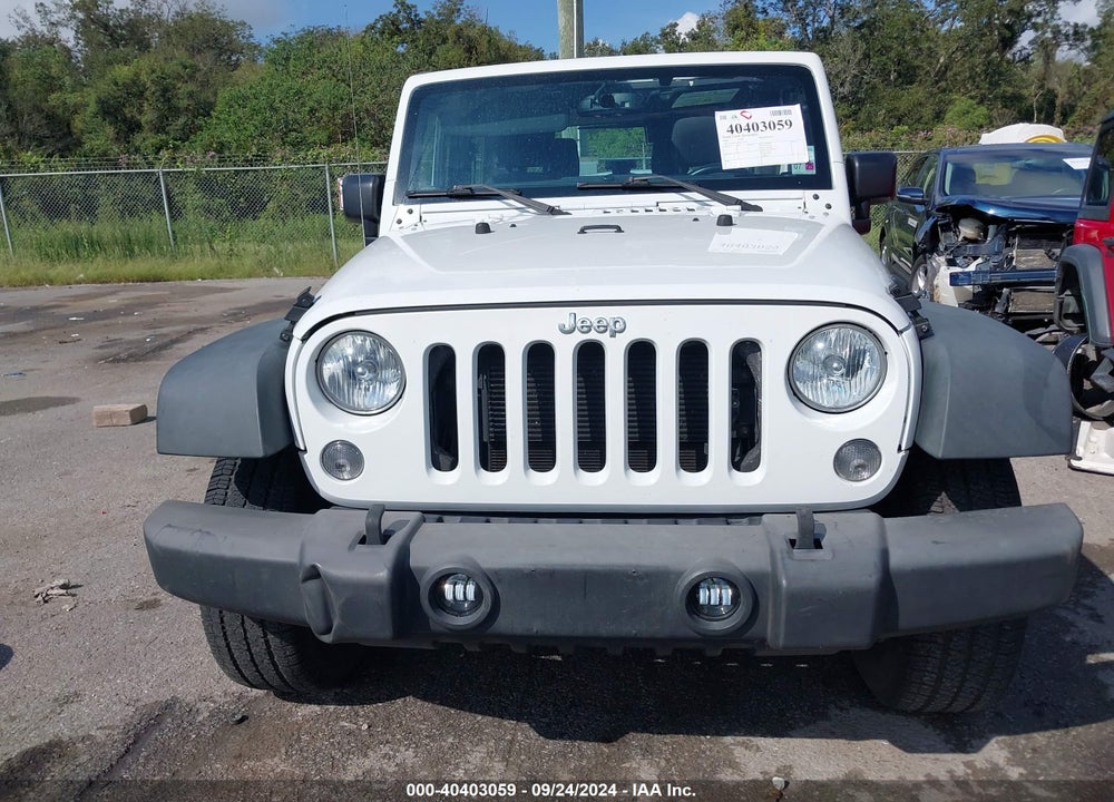 2016 JEEP WRANGLER SPORT VIN: 1C4AJWAG0GL111074