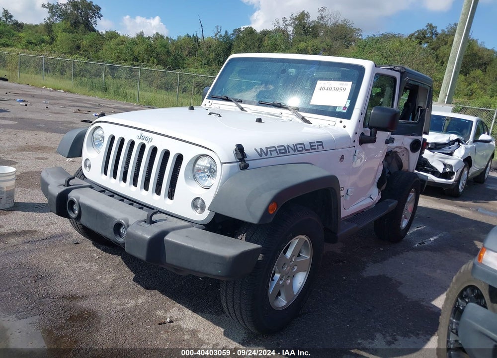 2016 JEEP WRANGLER SPORT VIN: 1C4AJWAG0GL111074
