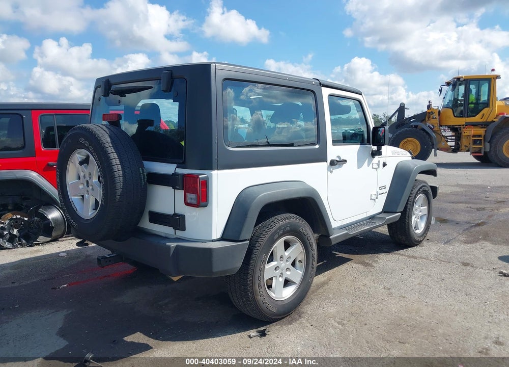2016 JEEP WRANGLER SPORT VIN: 1C4AJWAG0GL111074