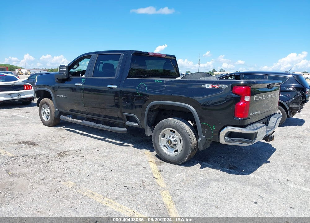 2020 CHEVROLET SILVERADO 2500HD 4WD STANDARD BED WT VIN: 1GC1YLE7XLF168122