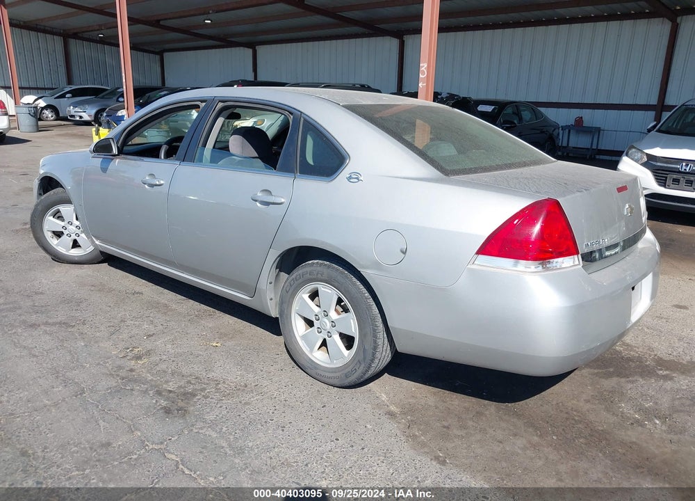 2008 CHEVROLET IMPALA LT VIN: 2G1WT55K589195242