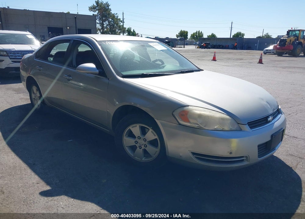 2008 CHEVROLET IMPALA LT VIN: 2G1WT55K589195242
