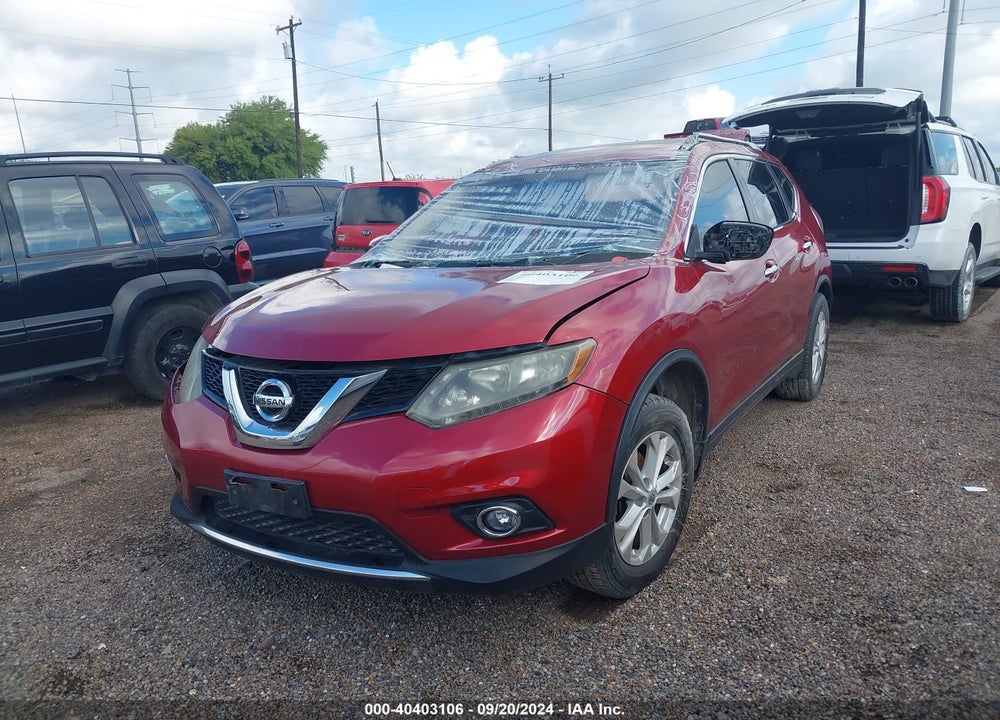 2015 NISSAN ROGUE SV VIN: 5N1AT2MT5FC881079