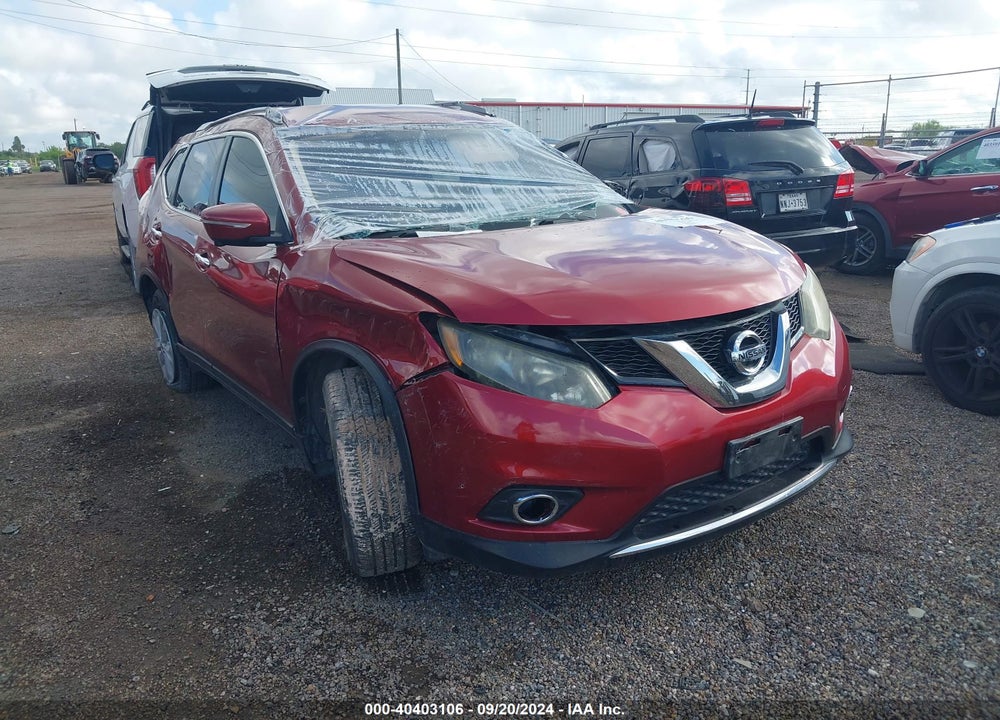2015 NISSAN ROGUE SV VIN: 5N1AT2MT5FC881079