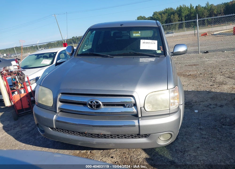 2006 TOYOTA TUNDRA SR5 V8 VIN: 5TBET34186S521211