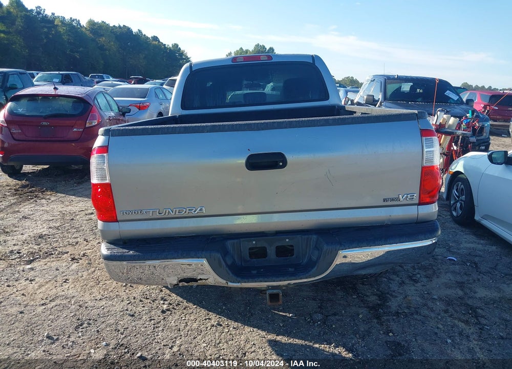 2006 TOYOTA TUNDRA SR5 V8 VIN: 5TBET34186S521211