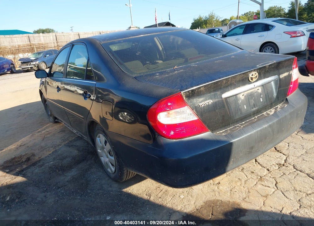 2003 TOYOTA CAMRY LE VIN: 4T1BE32K73U249687