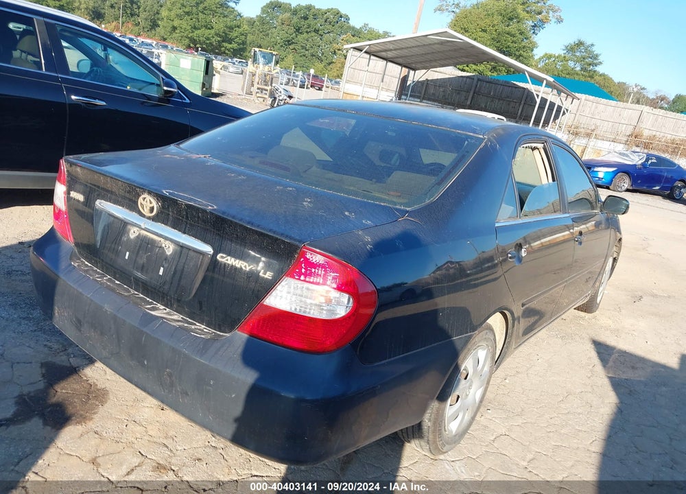 2003 TOYOTA CAMRY LE VIN: 4T1BE32K73U249687
