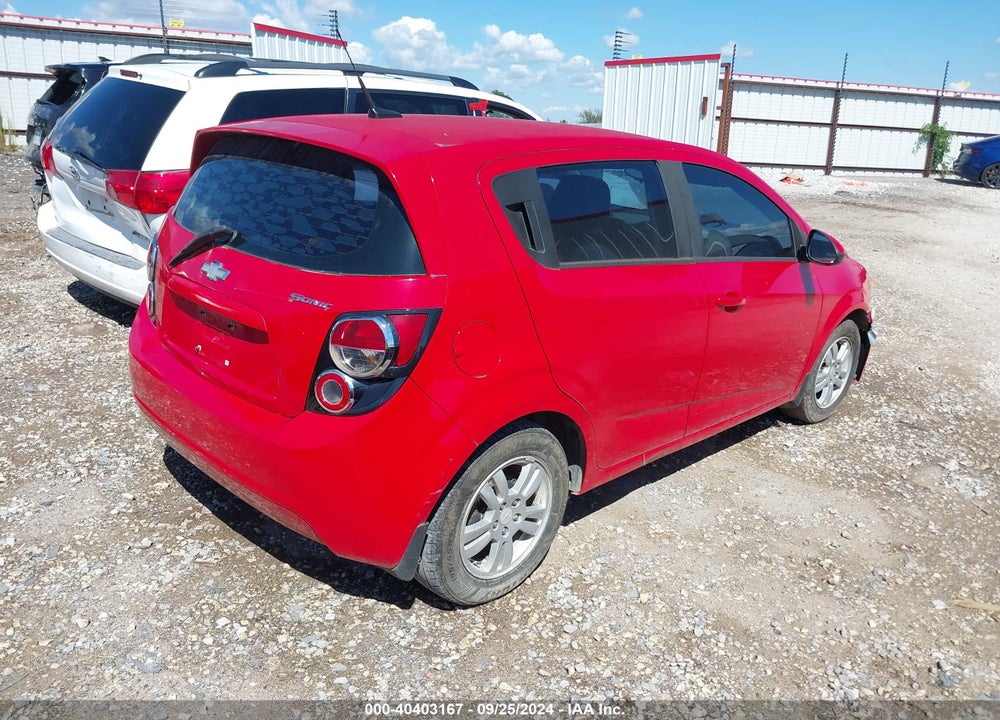 2012 CHEVROLET SONIC 1LS VIN: 1G1JB6SH1C4179126