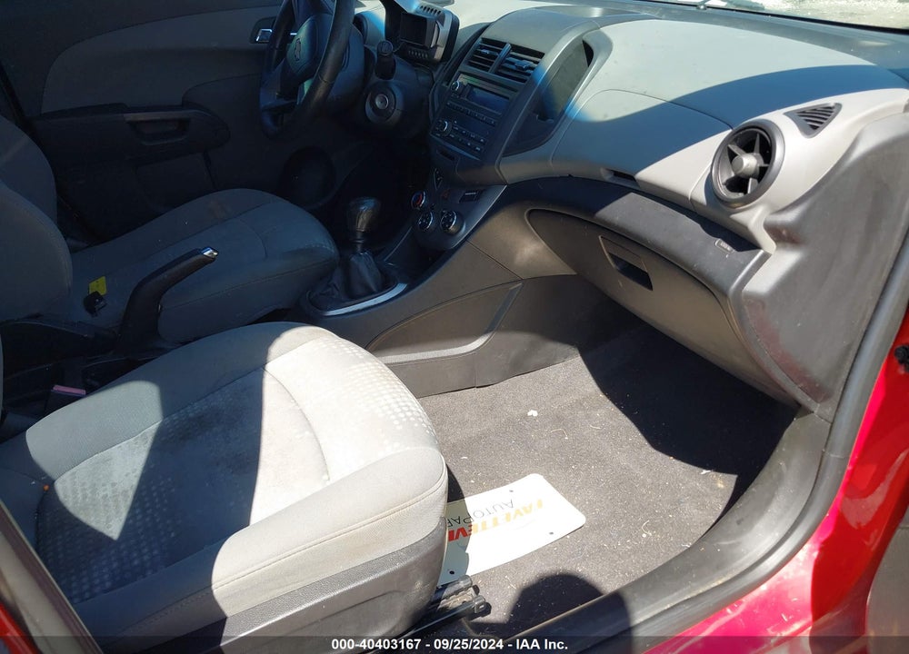 2012 CHEVROLET SONIC 1LS VIN: 1G1JB6SH1C4179126