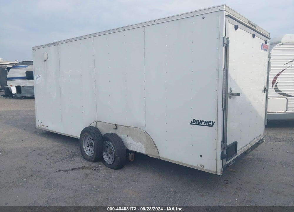 2022 PACE AMERICAN JOURNEY 7X16 ENCLOSE VIN: 53BPTEA21NR008325