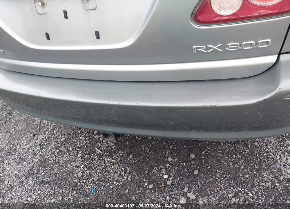 2000 LEXUS RX 300 VIN: JT6GF10U3Y0053509