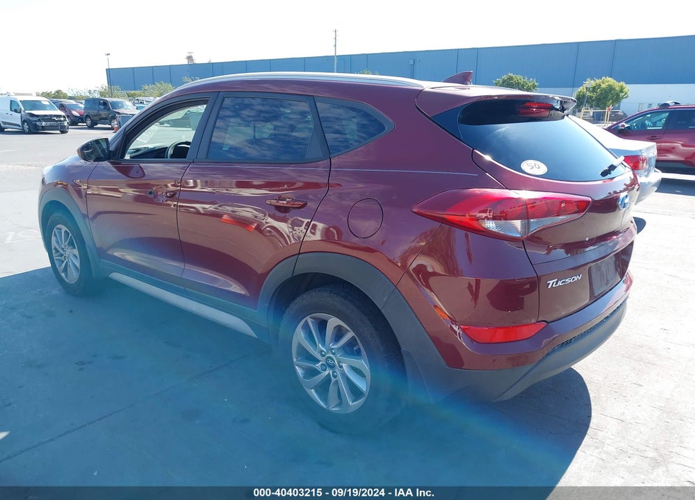 2018 HYUNDAI TUCSON SEL VIN: KM8J33A45JU767511