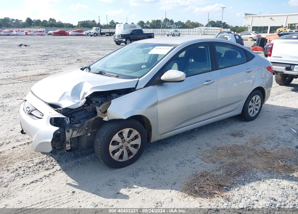 2017 HYUNDAI ACCENT SE VIN: KMHCT4AE6HU187234