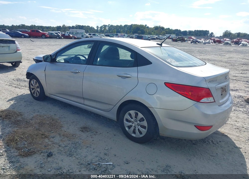 2017 HYUNDAI ACCENT SE VIN: KMHCT4AE6HU187234