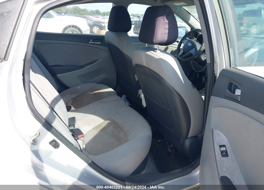 2017 HYUNDAI ACCENT SE VIN: KMHCT4AE6HU187234