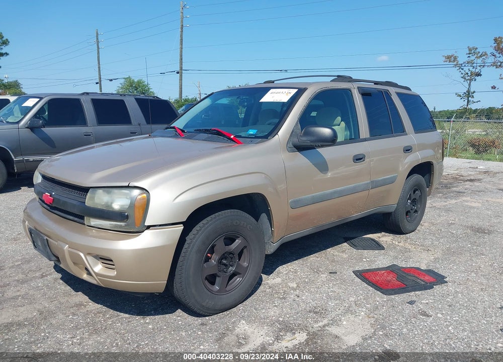 2005 CHEVROLET TRAILBLAZER LS VIN: 1GNDT13S952358695