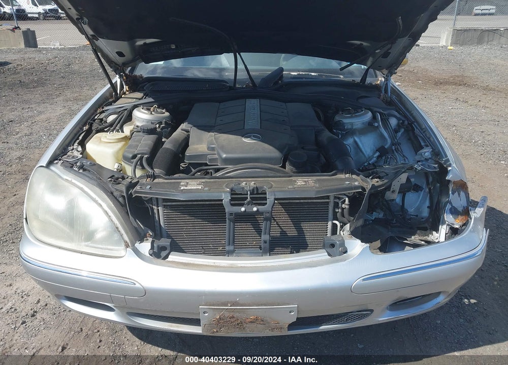 2000 MERCEDES-BENZ S 430 VIN: WDBNG70J8YA123987