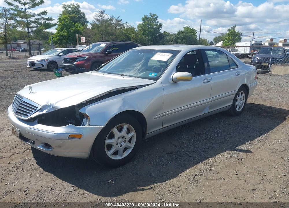 2000 MERCEDES-BENZ S 430 VIN: WDBNG70J8YA123987