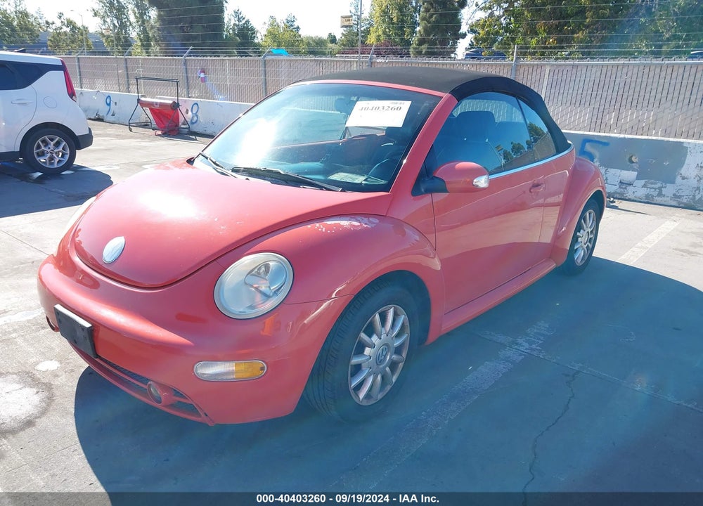 2004 VOLKSWAGEN NEW BEETLE GLS VIN: 3VWCM31Y04M315274