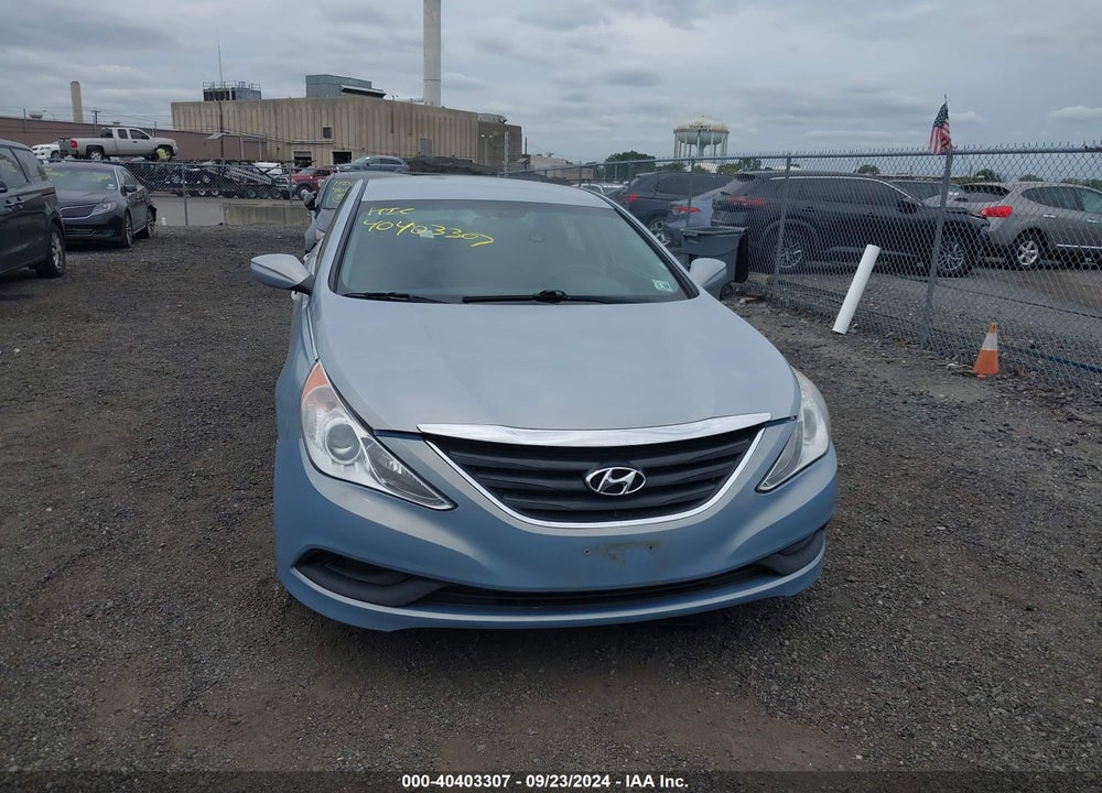 2014 HYUNDAI SONATA GLS VIN: 5NPEB4AC2EH908573