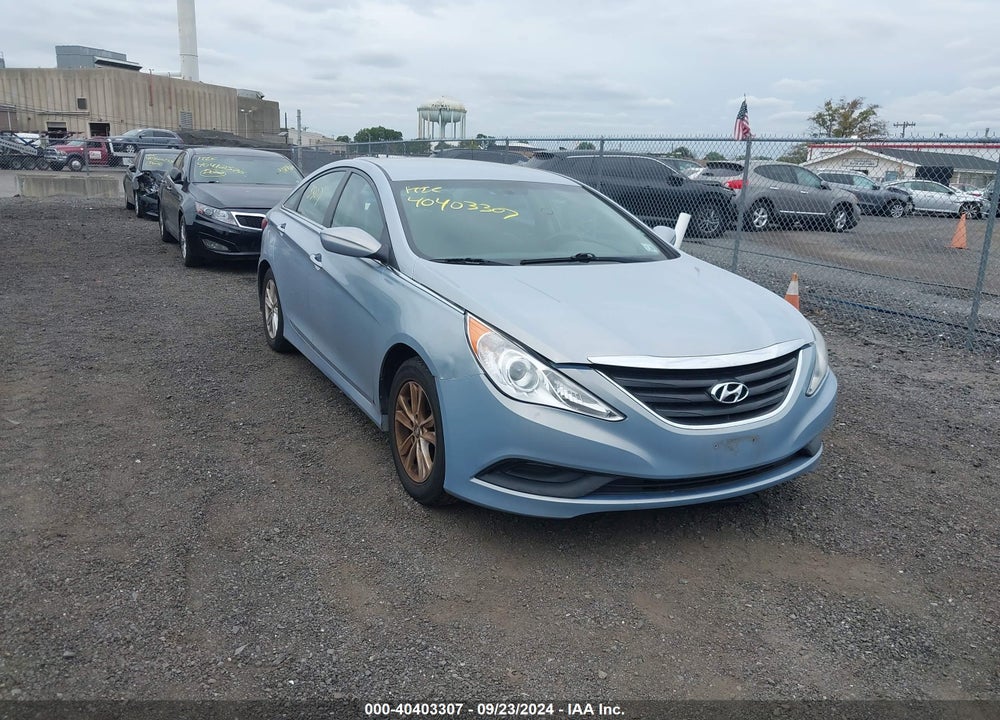 2014 HYUNDAI SONATA GLS VIN: 5NPEB4AC2EH908573