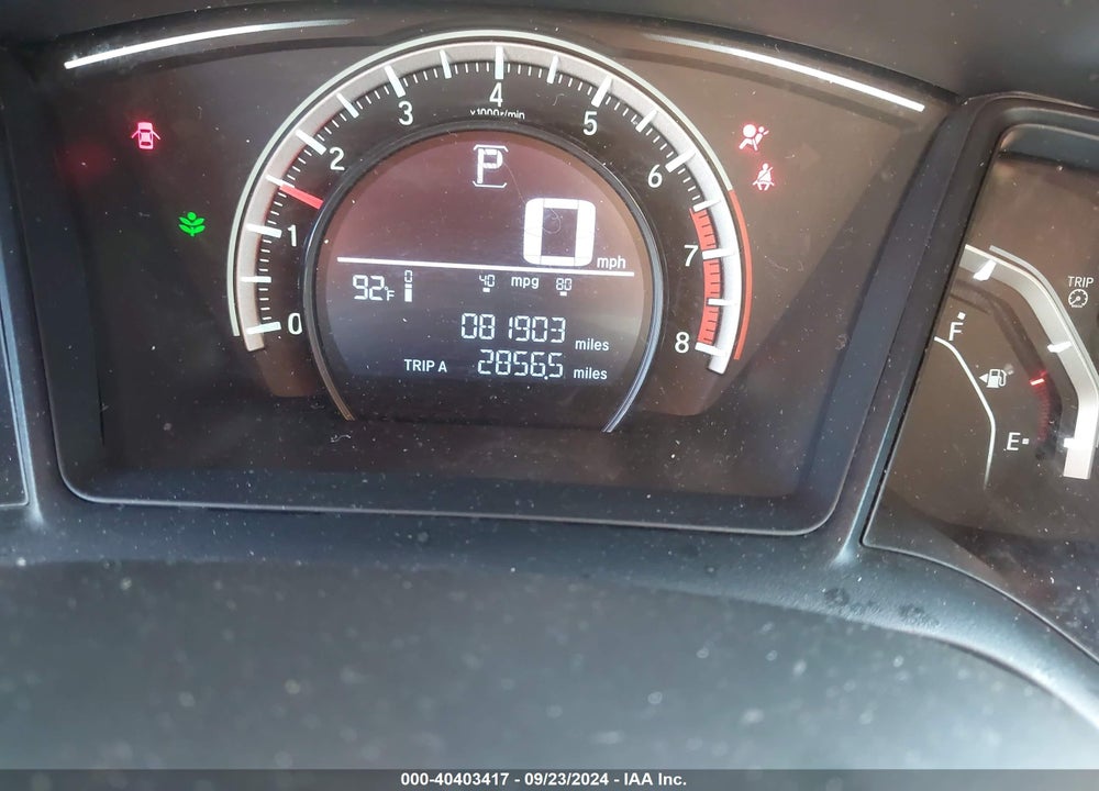 2017 HONDA CIVIC SPORT VIN: SHHFK7H46HU234630