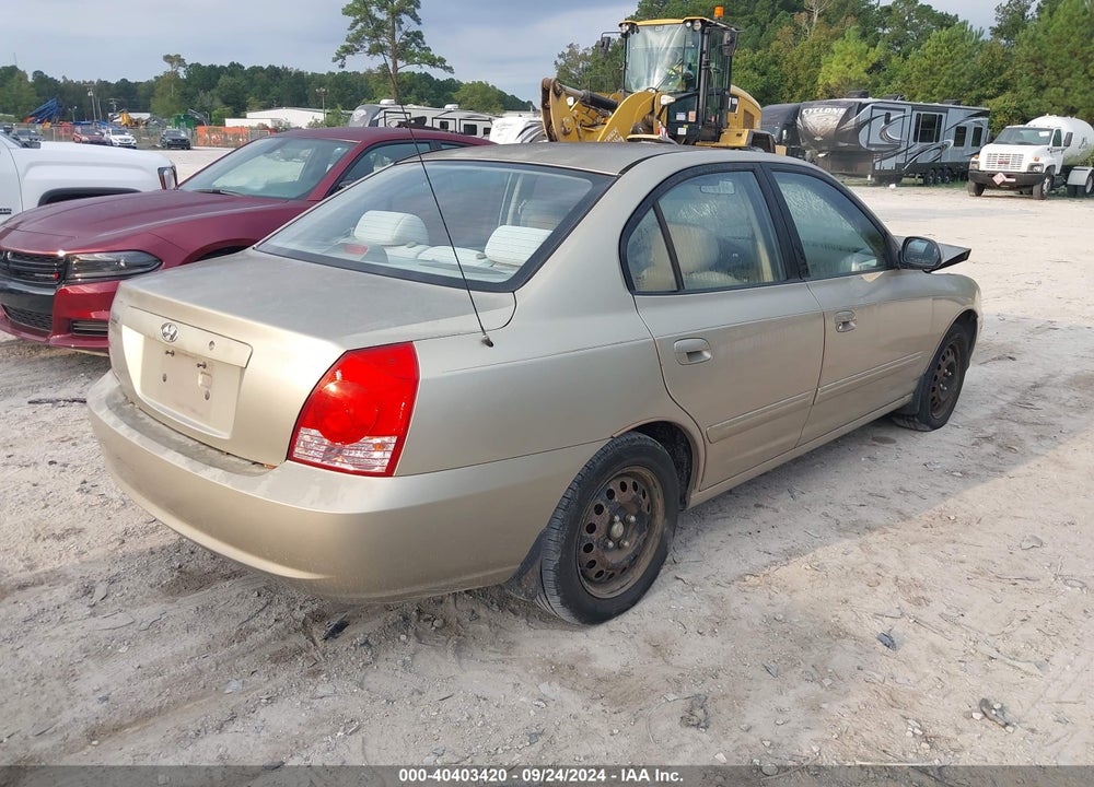 2005 HYUNDAI ELANTRA GLS/GT VIN: KMHDN46D15U954210