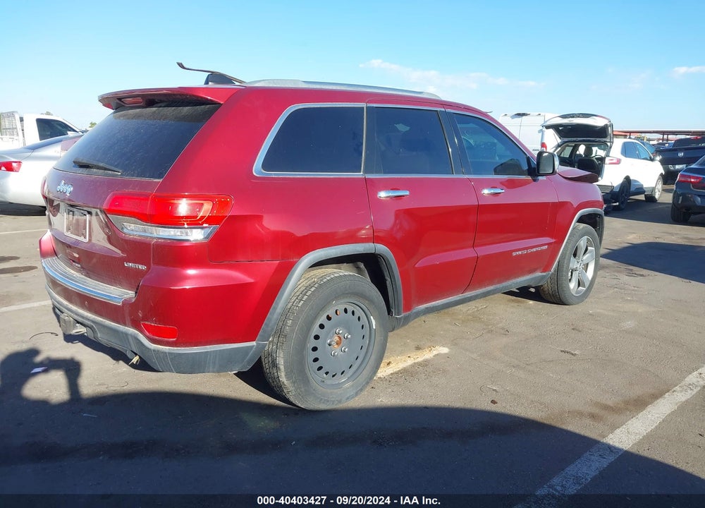 2015 JEEP GRAND CHEROKEE LIMITED VIN: 1C4RJEBG9FC808236