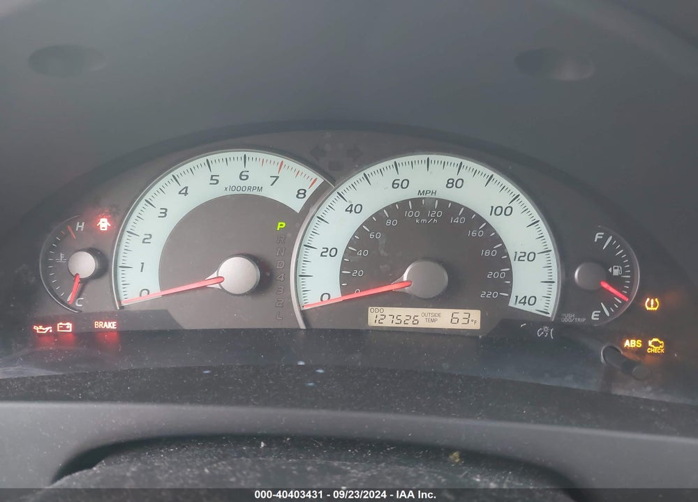 2009 TOYOTA CAMRY SE VIN: 4T1BE46K19U323226