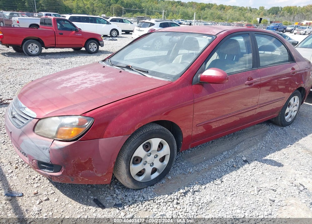 2009 KIA SPECTRA EX VIN: KNAFE221795634108